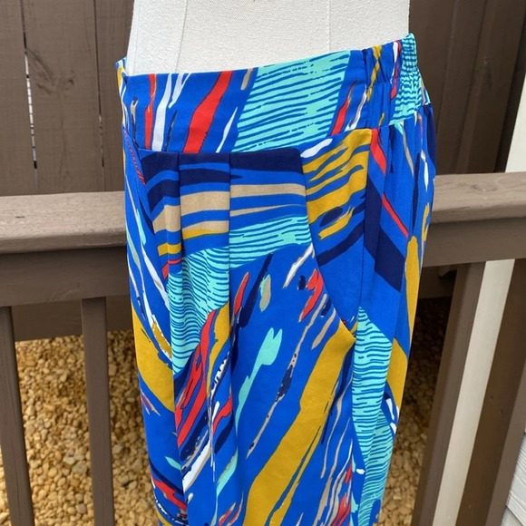 Anthropologie Everly Paint splatter pants with pockets size medium - Picture 10 of 13